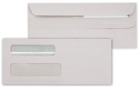 Number 10 envelope with window template: Double window Envelope Self Seal - 8 5/8 x 3 5/8 - 250 ...