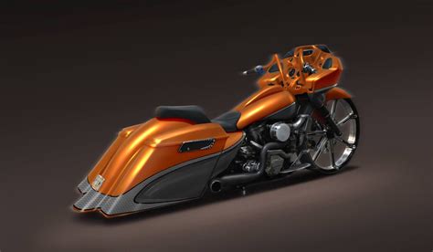 Azzkikr Bagger Motorcycle Custom Baggers Road Glide Harley Davidson
