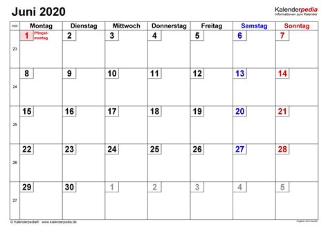 How to make a 2021 yearly calendar printable. Kalender Juni 2020 als Word-Vorlagen