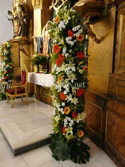 Decoración Floral Iglesia Columnas De Vegetalis Arte Floral Foto 57