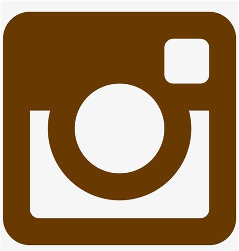 Instagramm Clipart Clear Instagram Logo Transparent Brown Transparent