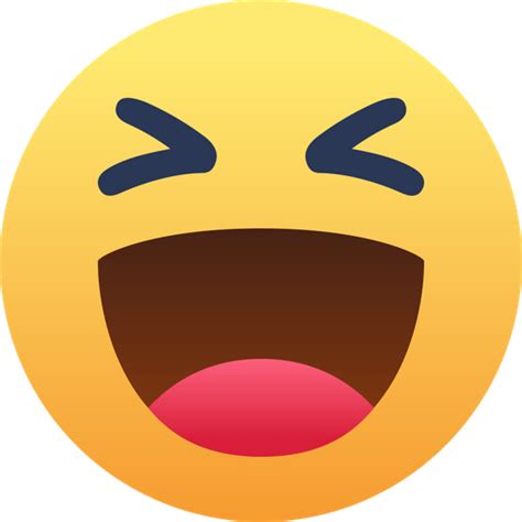 Download Emoticon Like Button Haha Facebook Emoji Hq Png Image