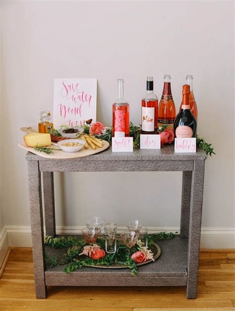 Entertaining Rosé Flower Arranging Party The Mama Notes