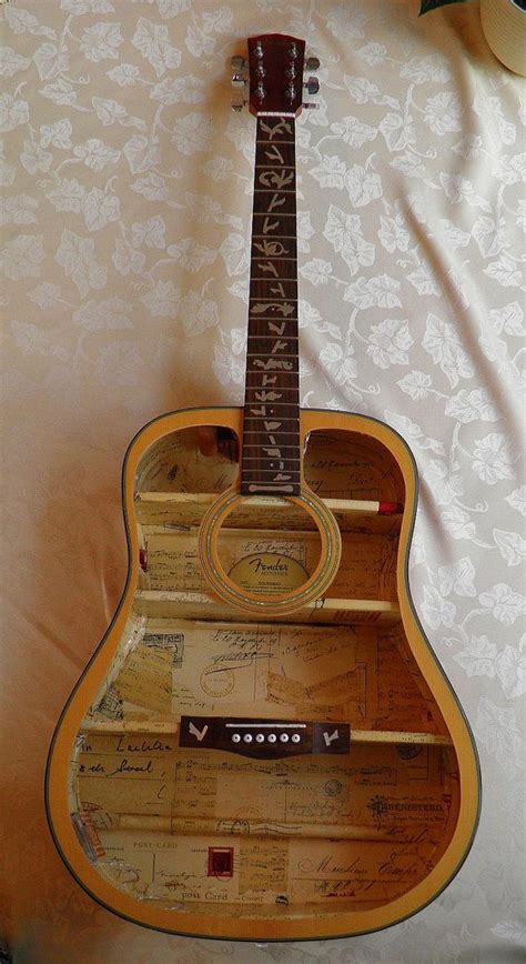 Upcycled Fender Guitar Shelf Furniture An By Upcycledguitars