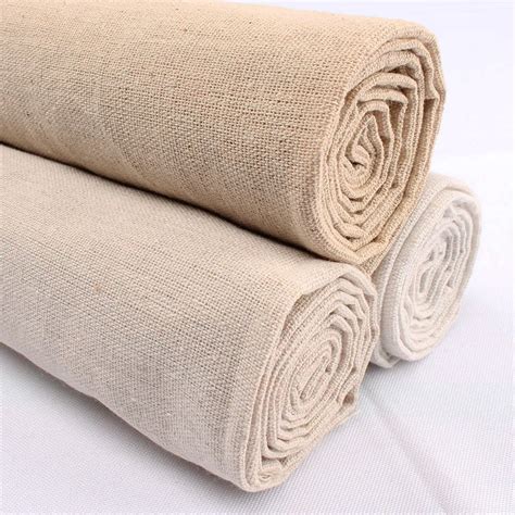 Solid Color Linen Fabric Natural Linen White Cloth For Curtains Sofa