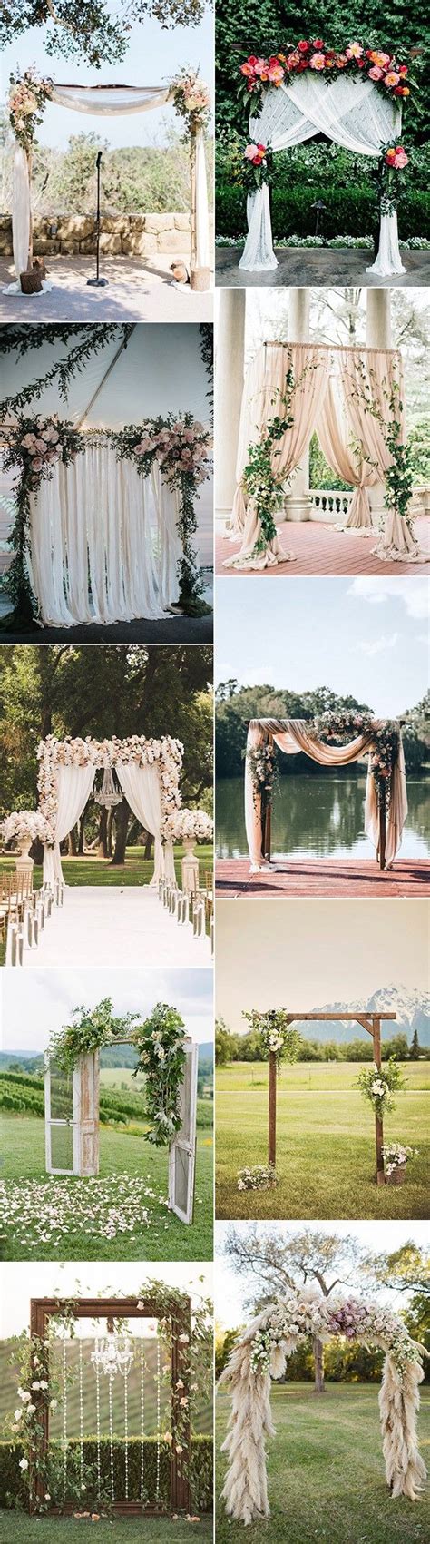 10 Stunning Wedding Arch Ideas For Your Ceremony Wedding Arbors Pink Wedding Colors Small