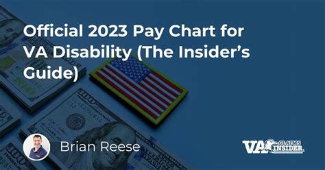 Official 2023 Pay Chart For Va Disability The Insiders Guide