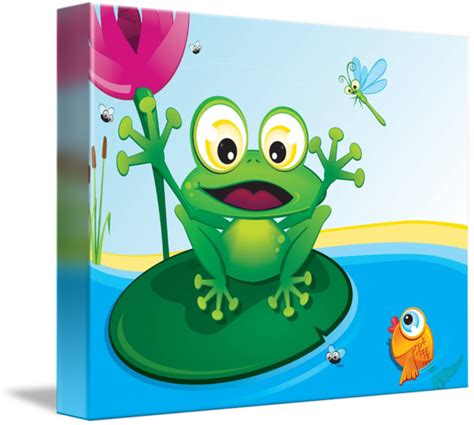 Frogs Clipart Pond Frogs Pond Transparent Free For