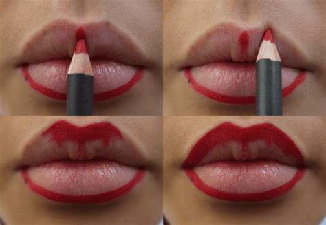 How To Apply Red Lipstick Properly With Images Red Lips Tutorial