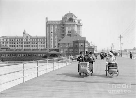 Atlantic City Boardwalk C1905 Photograph By Unknown Fine Art America