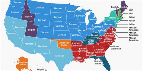 Census bureau, the united states had an estimated population of 328. The most common ancestries in every US state | indy100