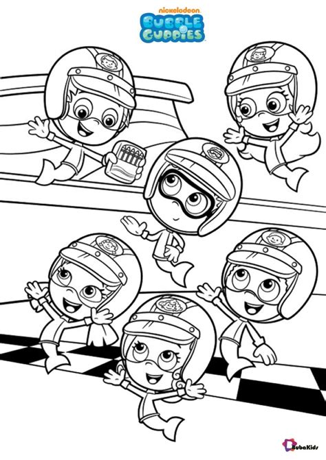 Download & print ➤bubble guppies coloring sheets for your child to nurture his/her coloring creative skills. Free Bubble Guppies coloring pages to print | BubaKids.com