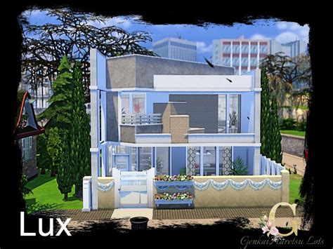 Lux House By Genkaiharetsu From Tsr • Sims 4 Downloads