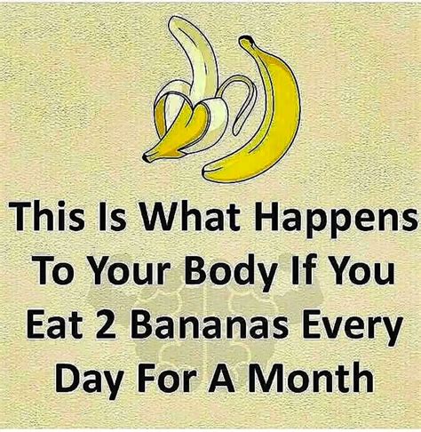 Cardio Arena On Twitter What Happens To Your Body If You Eat 2 Bananas Every Day For A Month