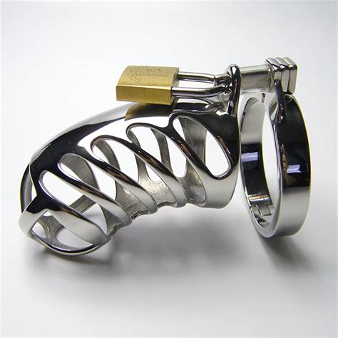 Dog Slaves Sex Toys Male Chastity Cage Stainless Steel Metal Penis Lock