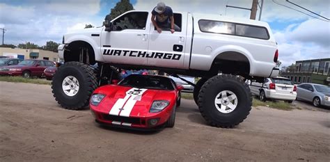 Massive Ford Super Duty Monster Truck Is Somehow Street Legal Video