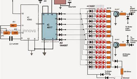 sequential tail lights circuit diagram