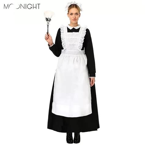 Buy Moonight New Uniform Sexy Cosplay French Maid Costume Servant Halloween