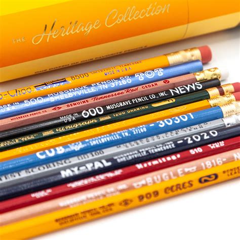 Heritage Collection Pencil Variety Pack Musgrave Pencil Company