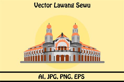 Vector LAWANG SEWU FULL COLOR Grafika przez rafcreative3 · Creative Fabrica