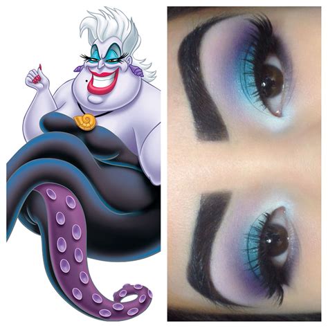 Makeup Inspired By Ursula From The Little Mermaid Little Mermaid Makeup