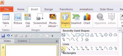 Formatting Lines For Shapes In Powerpoint 2010 For Windows