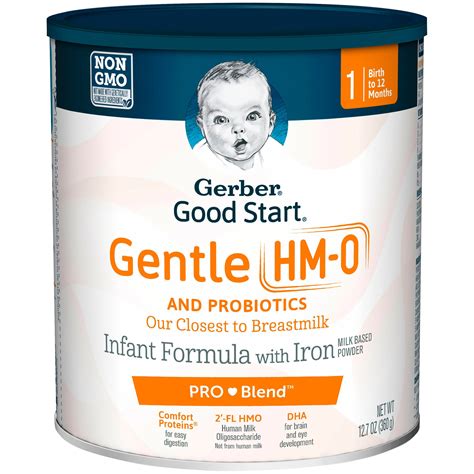 Gerber Good Start Gentle Hmo Non Gmo Powder Infant Formula Stage 1 12