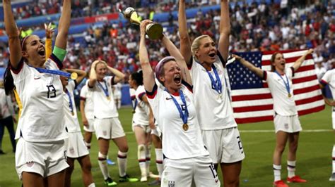 Us Womens National Team Return Home As World Cup Champions Video Abc