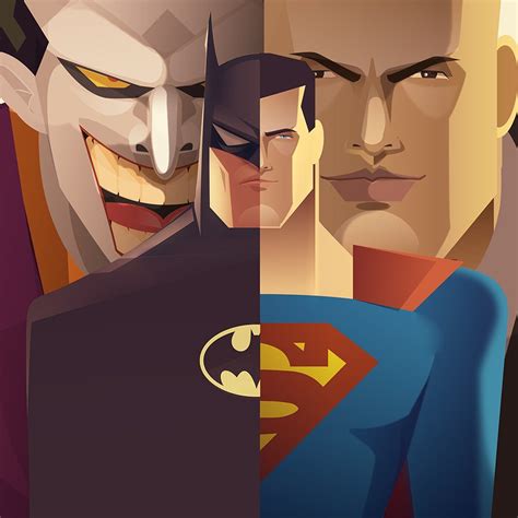 Fan Art Batman Vs Superman Animated Series By Cristhian