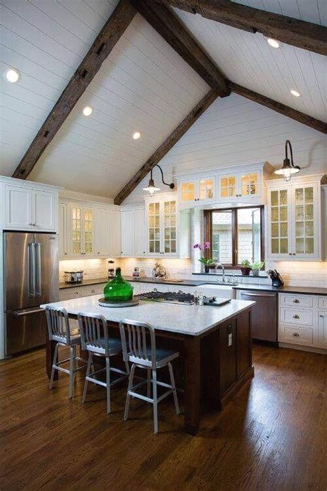 Add a dimmer and pair them with a pendant that has an industrial feel for perfect layered lighting for all your needs. 36 Great Exposed Beam Ceiling Lighting Ideas # ...