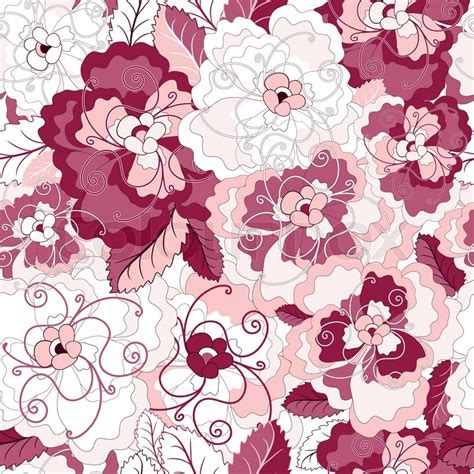 963 x 1024 jpeg 574 кб. Seamless floral pattern with gentle pink and purple ...