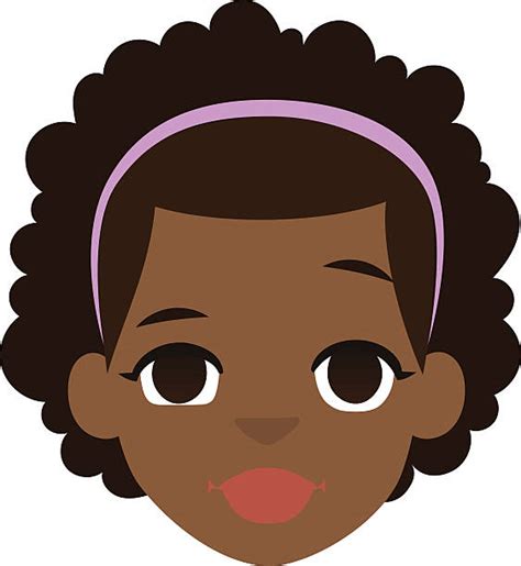Royalty Free African American Girl Clip Art Vector Images