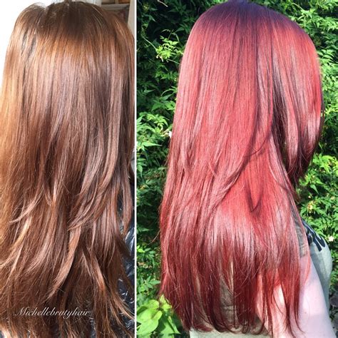 Faded Box Colour Transformation Red Achieved Without Bleach Pretty