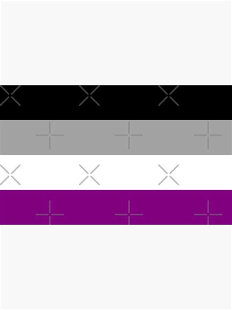 Asexual Pride Flag Sticker For Sale By Skr0201 Redbubble