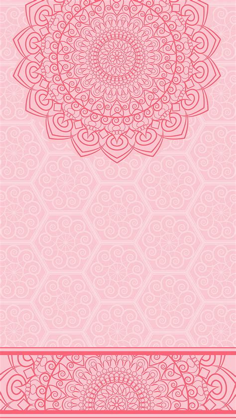 Pink Mandala Kiss Feminine Pretty Rose Hd Phone Wallpaper Peakpx