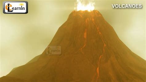 Volcanoes And Types Of Volcanic Eruptions Volcano Video With Hot