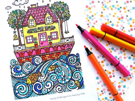 (8.5″ x 11″) 300 dpi file formats: 8 cool summer coloring pages for teens + tweens that will ...
