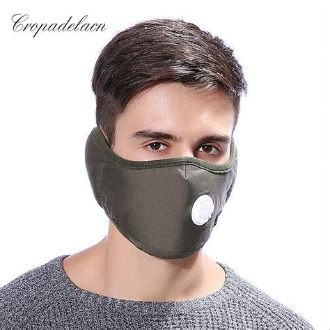 In PM Anti Haze Mask Breath Valve Cotton Masks Anti Dust Mouth Mask Winter Earmuff