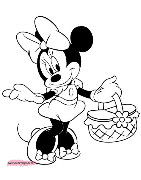 42 Awesome Image Printable Baby Minnie Mouse Coloring Pages