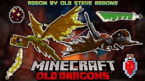 Dragon Mod Minecraft Bedrock Old Dragons Addon Beta V11
