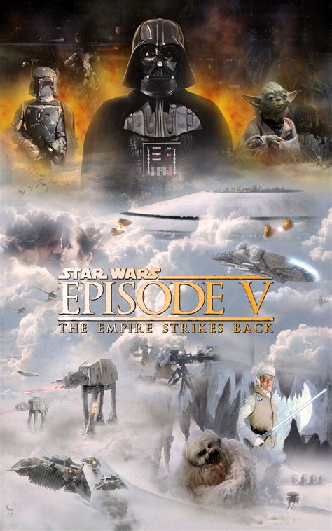 Empire Strikes Back Poster by 1darthvader on DeviantArt