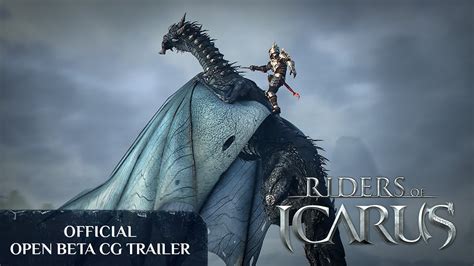 riders of icarus official open beta cg trailer youtube