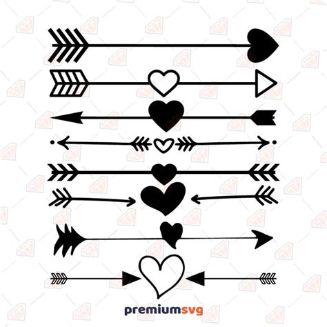Papercraft Craft Supplies And Tools Arrows Clipart Arrows Svg Valentine