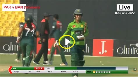 Live Cricket Pakistan W Vs Bangladesh W Pak W Vs Ban W Odi Live