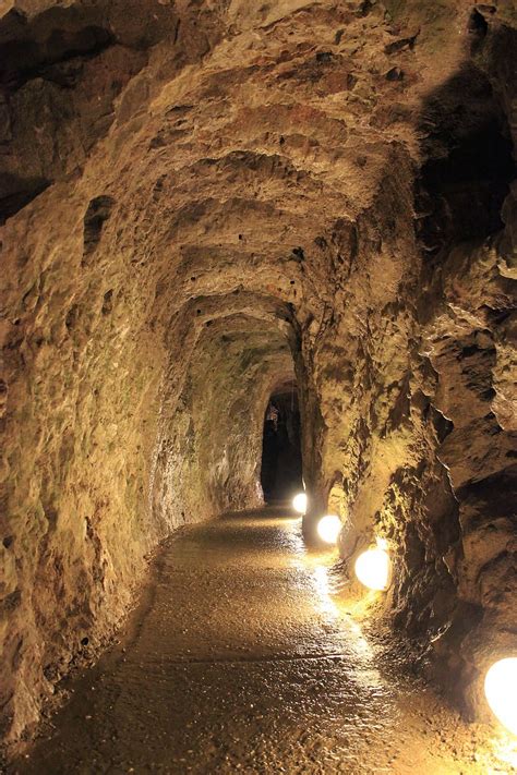 Brown Underground Tunnel Cave Creepy Ancient Dark Light Old
