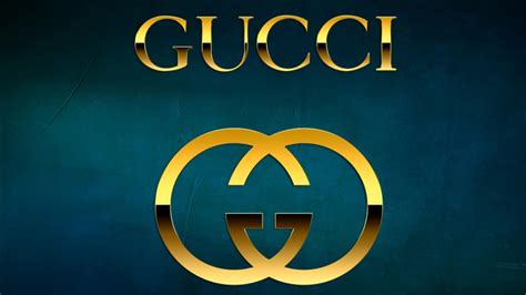 Gucci Word With Logo In Green Background Hd Gucci