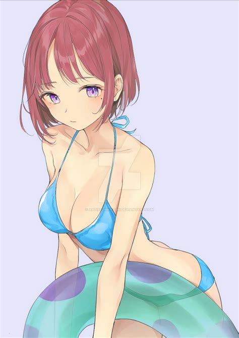 Sexy Anime Girl By Artist Mikazuki On Deviantart