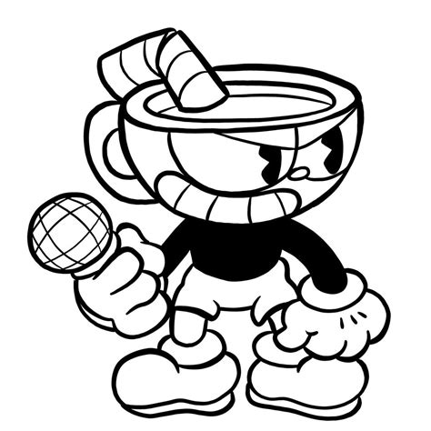 New Amazing Cuphead Coloring Pages Cuphead Coloring Pages P Ginas The