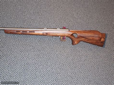 Savage Model 93 Btvs Rifle In 22 Magnum With Thumbhole Laminated Stock
