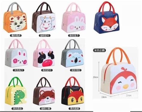 Printed Unisex Cartoon Lunch Bag For Kids For School At Rs 90bag In